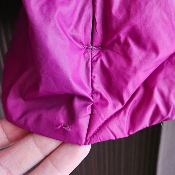 Lands End Jacket Womens M Pink Down Puffer Coat Lightweight Quilted Winter‎ - Picture 8 of 13